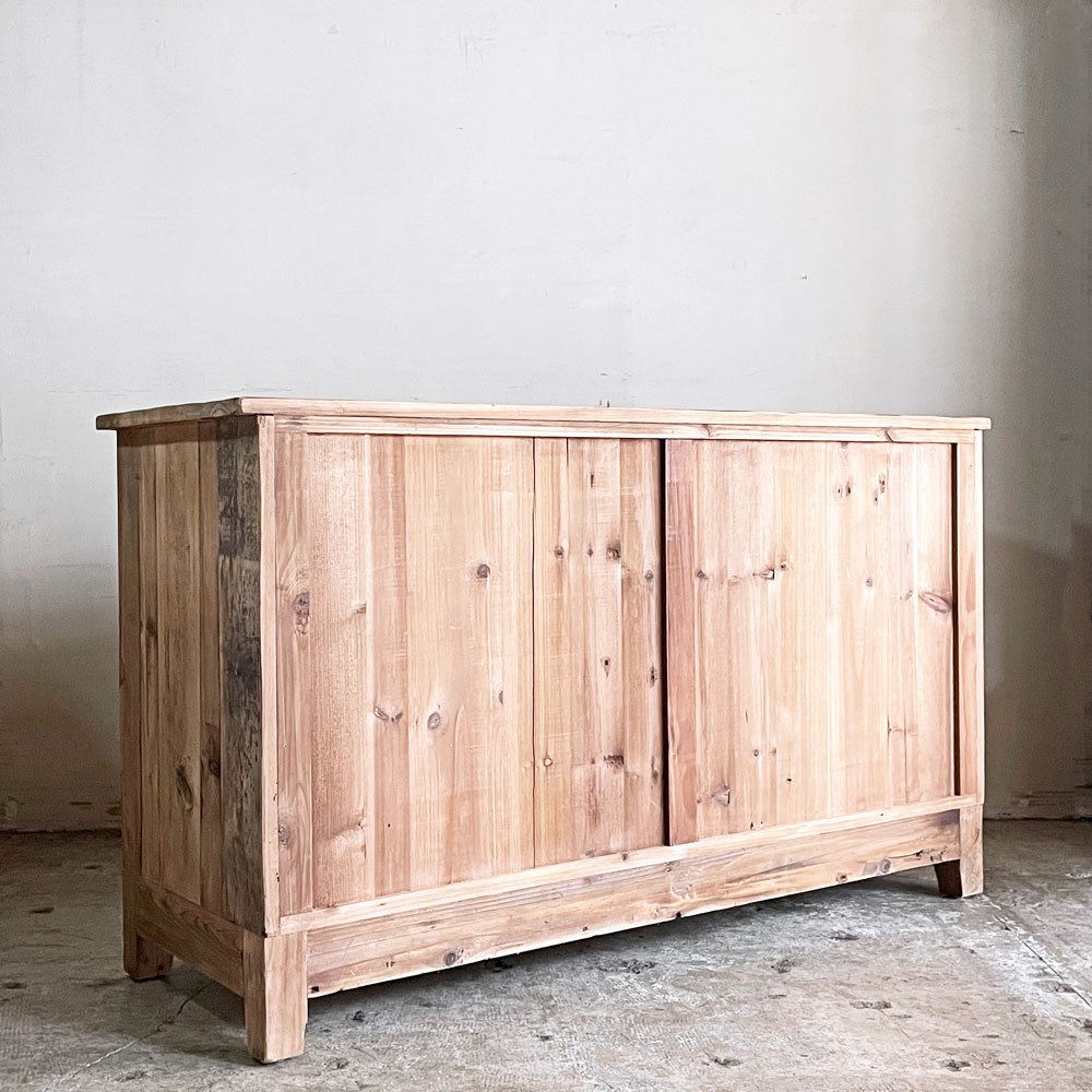 クラッシュゲート CRASH GATE ノットアンティークス Knot antiques グラムチェスト GRAM CHEST 1260 引き出し15杯 スライド棚 杉古材 廃番 ■