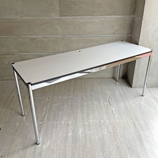 ユーエスエムハラー USMハラー USM Haller モジュラーファニチャー ハラーテーブル ワークデスク W175cm 配線孔付き モダンデザイン ♪