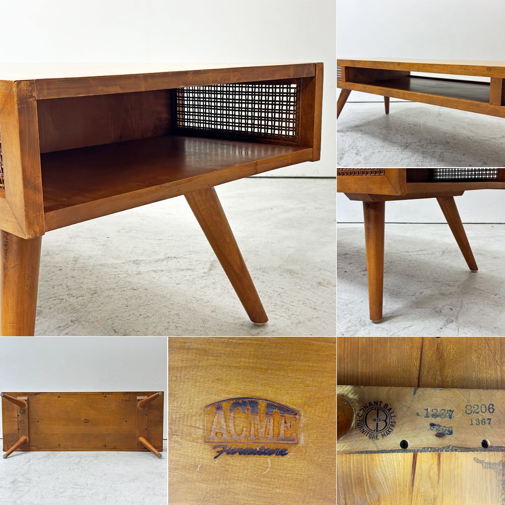 コナンボール CONANT BALL Modernmates Vintage Coffee Table model #8206 ビンテージコーヒーテーブル ローテーブル ACME Furniture セレクト品 ●