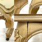 ヨーロピアンクラシカルデザイン European Classical ペインテッド センターテーブル 猫脚 ロココ調 W110 ●