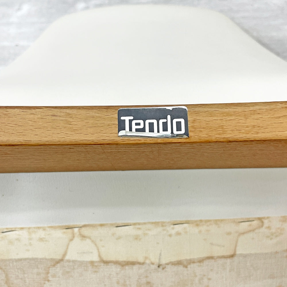天童木工 Tendo アントラー Antler ダイニングチェア サイドチェア 坂倉準三デザイン オーク材 PVCレザー ビンテージ A ●