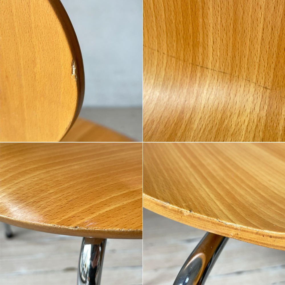 フリッツハンセン Fritz Hansen 3101 アリンコチェア アントチェア 4本脚 ナチュラルビーチ ラッカー仕上げ アルネ・ヤコブセン F ★
