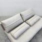 リラックスフォーム RELAXFORM グラシエーロ GLACIERO 2人掛けソファ W161cm プライムレザーテックス プラチナグレー 関家具 定価￥98,000- 〓