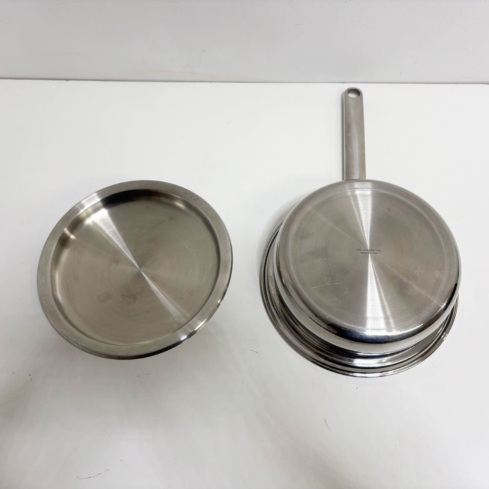 タッパーウェア Tupperware レインボークッカー プレミアム II 19㎝ 2.2L 片手鍋 浅鍋 アルミ ステンレス 全面多層構造 無水調理 アメリカ ●