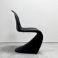 ヴィトラ vitra パントンチェア ダイニングチェア スタッキングチェア ディープブラック ヴェルナー・パントン Panton ミッドセンチュリー スペースエイジ A ●