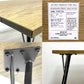 アクメファニチャー ACME Furniture グランビュー ダイニングテーブル GRANDVIEW DINING TABLE W120cm オーク無垢材 インダストリアル ●