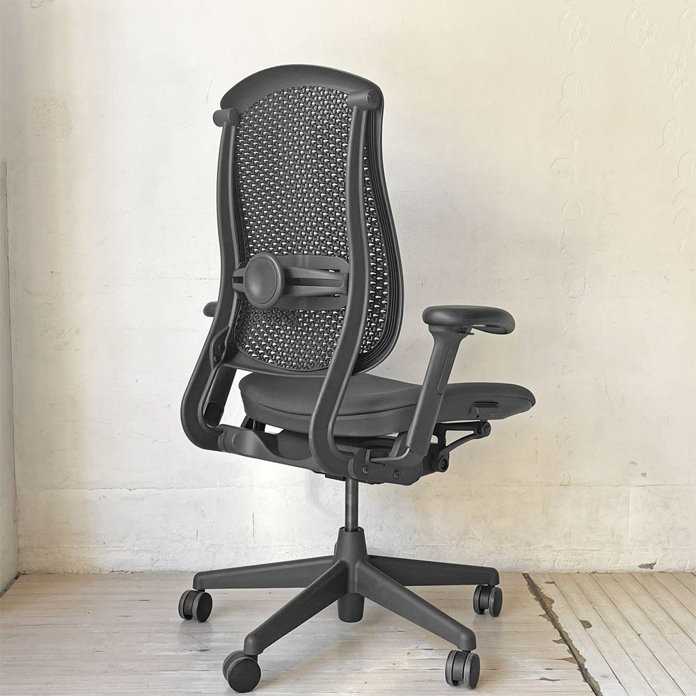 ハーマンミラー Herman Miller セラチェア Celle Chair デスクチェア オフィスチェア グラファイトカラー 廃盤 参考定価113,400円 ★