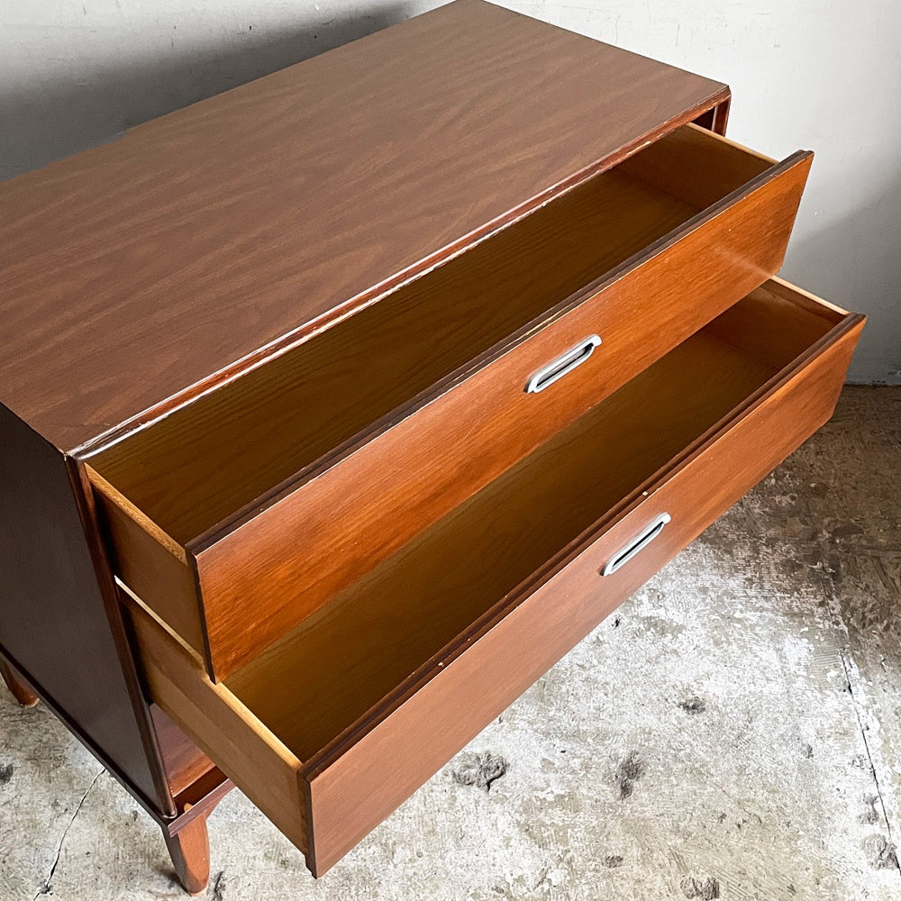 ドレクセルヘリテイジ DREXEL HERITAGE リシェル RISHEL チェス 3ドロワー ミッドセンチュリー USビンテージ 米国家具 ■