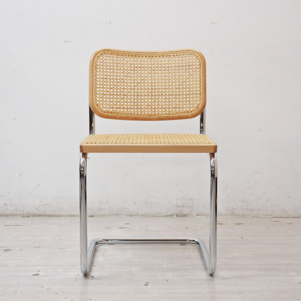 ノルスタジオ Knoll Studio ノール ブロイヤーコレクション Breuer Collection チェスカチェア CESCA CHAIR アームレス マルセル・ブロイヤー 美品 ●