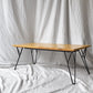 リビングハウス LIVING HOUSE. オッタシリーズ OTTA TVボード W110cm ローテーブル スチールレッグ 再生パイン無垢材 ナチュラルデザイン◇