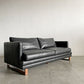 アクタス ACTUS ファイブバイファイブ five by five S1378 2.5シーターソファ W195cm 本革 ブラックレザー 廃番 〓