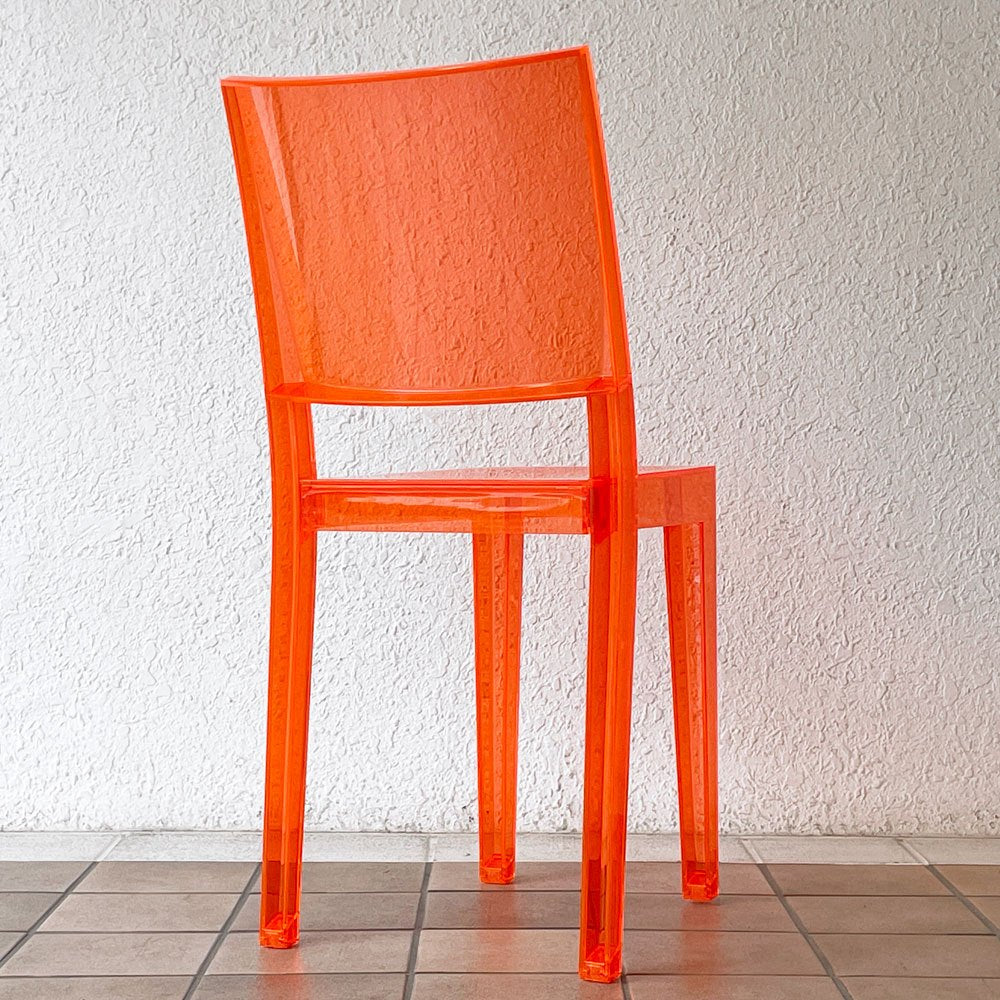カルテル Kartell ラ マリー La Marie ダイニングチェア スタッキング オレンジ 廃番カラー フィリップ・スタルク B ◇