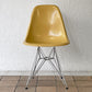 ハーマンミラー Herman Miller サイドシェルチェア セカンド 2nd FRP オークルライト エッフェルベース イームズ ビンテージ ◇