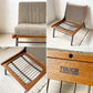 トラックファニチャー TRUCK FURNITURE ブーメランチェア BOOMERANG ナラ無垢材×スチール 1人掛けソファ 参考定価約14万円 ★