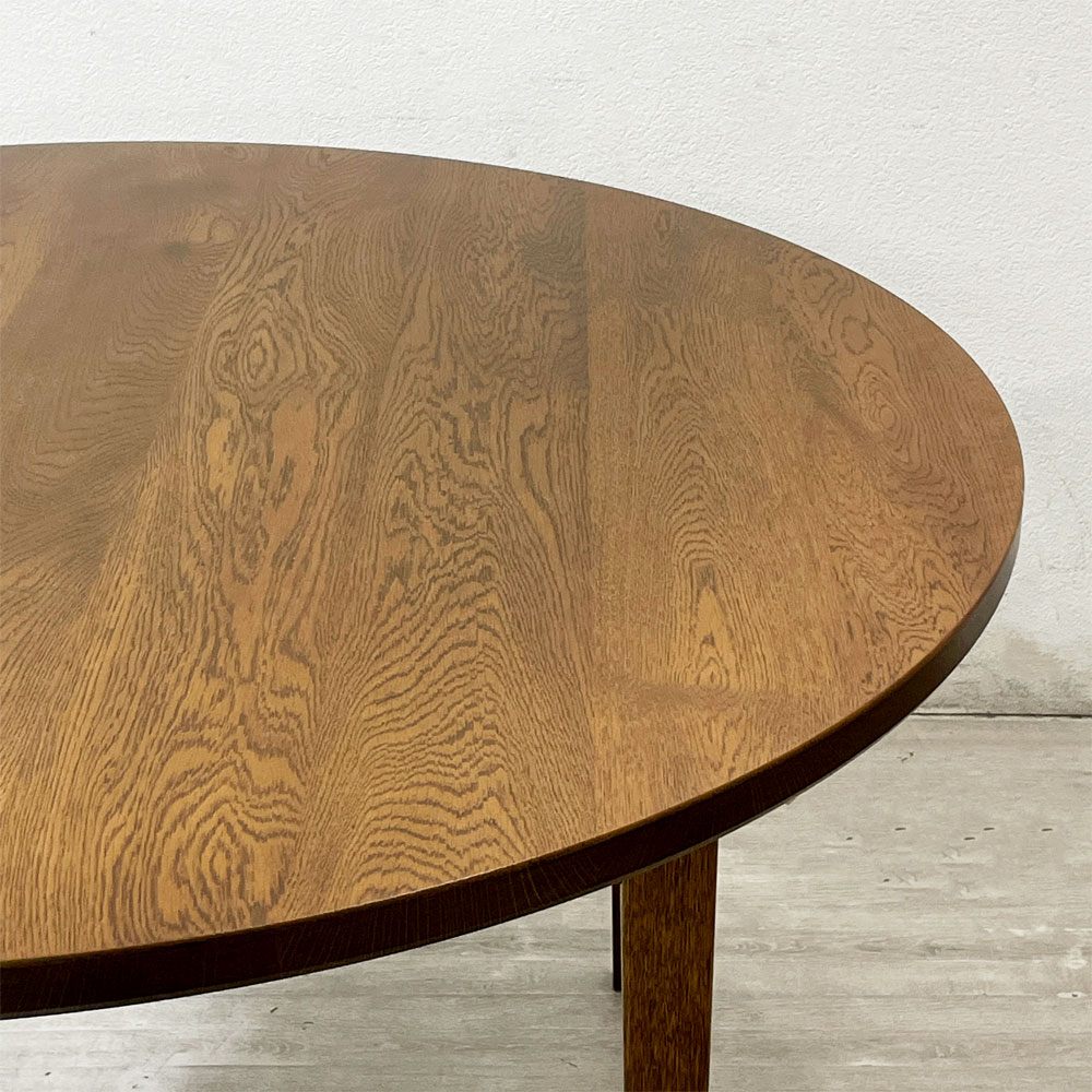 スタンダードトレード STANDARD TRADE Straight Leg Table DNT-03C Round ラウンド ダイニングテーブル ダークオーク 定価¥388,000- ●