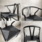 カールハンセン＆サン Carl Hansen & Son CH24 Yチェア ブラックラッカー×ブラックペーパーコード  ビーチ材 日本仕様サイズ ハンス・J・ウェグナー デンマーク 北欧家具 A ♪