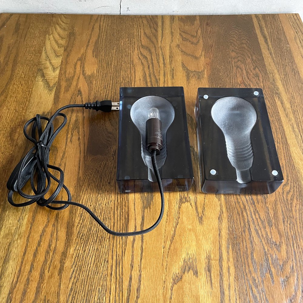 デザインハウスストックホルム DESIGN HOUSE Stockholm ブロックランプ BLOCK LAMP Lサイズ SMOKE W16cm カラーガラス ハッリ・コスキネン 参考定価￥49,500- ♪