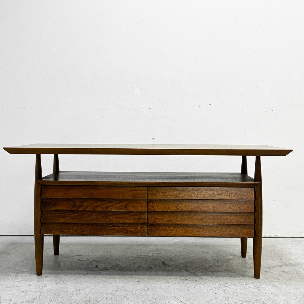 アクメファニチャー ACME Furniture カーディフ CARDIFF テレビボード 2ドロワー W116cm オーク材 廃盤 ●
