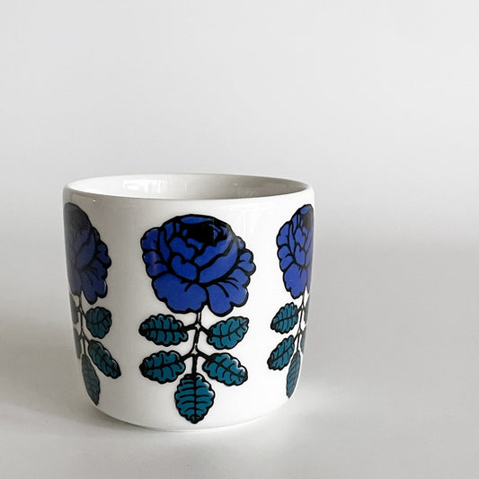 マリメッコ marimekko ヴィヒキルース VIHKIRUUSU ラテマグ ダークブルー マイヤ・イソラ フィンランド 北欧食器 廃番カラー B ■