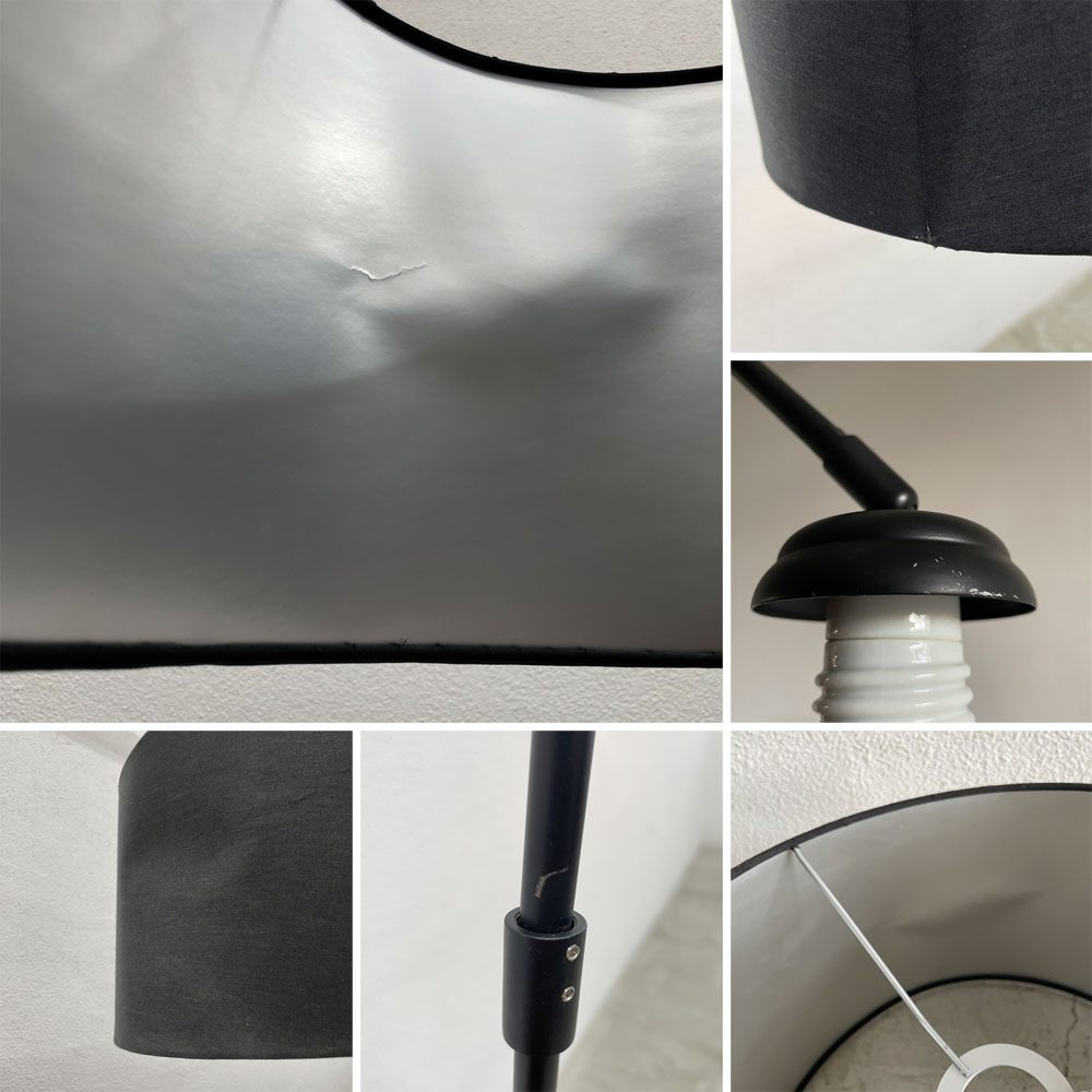 ボーコンセプト BoConcept クタ Kutaフロアランプ H200cm スタンドライト リビング照明 フロアスタンド ブラックメタル デンマーク 北欧家具 参考価格16.9万円 〓