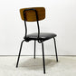 ジャーナルスタンダードファニチャー journal standard Furniture j.s.F ヘンリー HENRY ダイニングチェア PVCレザー アイアン 廃番 B ●