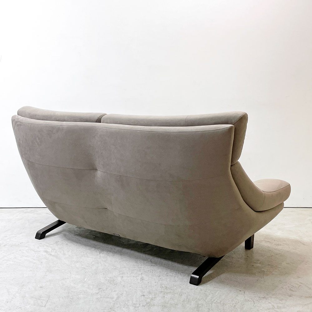 カリモク Karimoku UU4662 2人掛けソファ W174cm ディナミカ生地 Dinamica スウェード オーダー 国産家具 ●