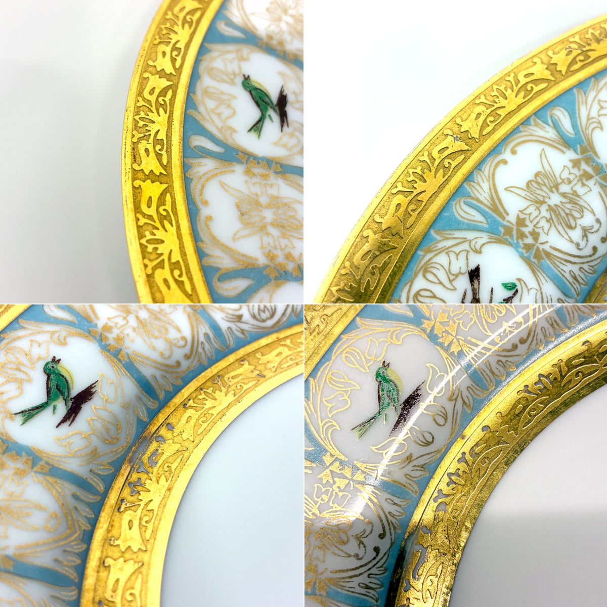アビランド HAVILAND ベンガリス Bengalis ヴィクトリアンスワロー 19cm プレート リモージュ LIMOGES 三越特別製造版 D ◎