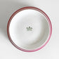 ローゼンタール Rosenthal ベルリン BERLIN ボウル ホワイト＆バーガンディレッド 陶器 ドイツ ビンテージ ■