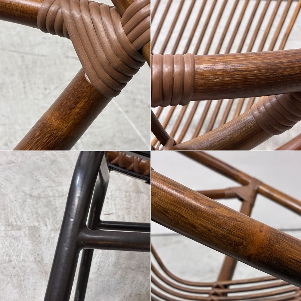 クラッシュゲート CRASH GATE ノットアンティークス Knot antiques ビゼットチェア BIZET CHAIR ラウンジチェア ラタン 藤 ナチュラルモダン カフェ ●