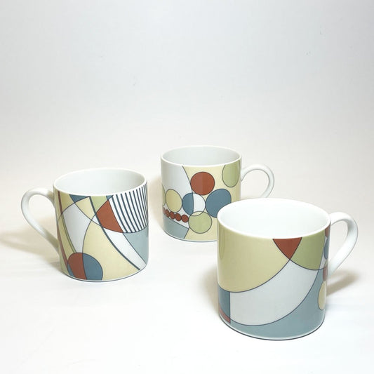 フランク・ロイド・ライト Frank Lloyd Wright ニューヨーク近代美術館 MoMA マグカップ 3点セット 1998年 元箱付 ミッドセンチュリー ★