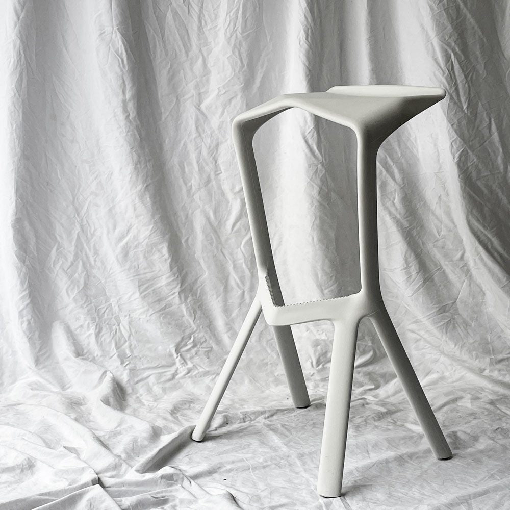 プランク PLANK ミウラスツール MIURA stool ハイスツール スタッキング ホワイトグレー コンスタンチン･グルチッチ イタリア 定価￥44,000- ◇