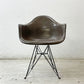 ハーマンミラー Herman Miller 2ndビンテージ アームシェルチェア FRP製 1stタイプ エッフェルベース シールブラウン C&R イームズ ミッドセンチュリー ●