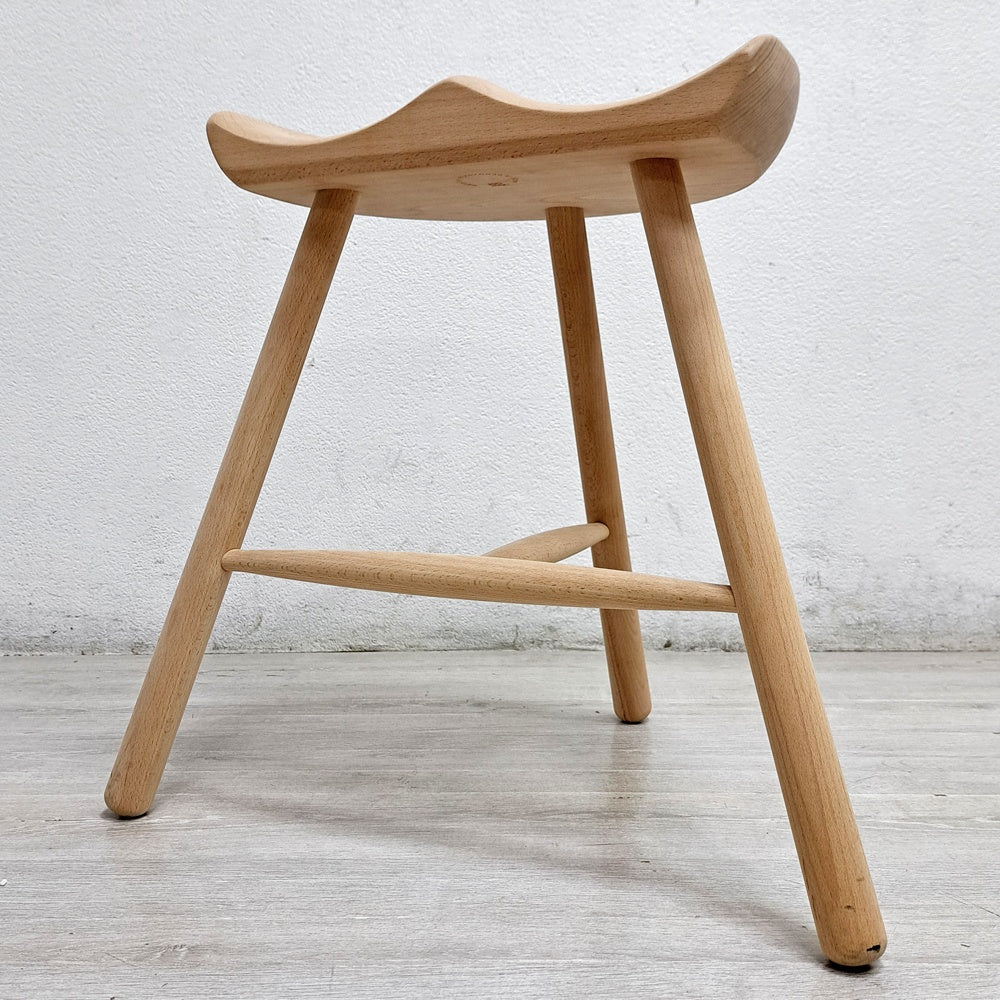 ワーナー Werner シューメーカーチェア Shoemaker Chair NO.49 スツール ビーチ材 ラーズ・ワーナー デンマーク 北欧家具 ●