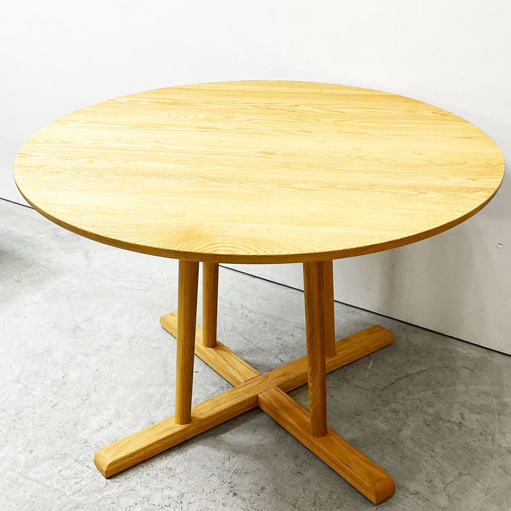 アクタス ACTUS タイム THYME ダイニングテーブル ラウンド Φ110cm オーク材 定価￥147,400- ●