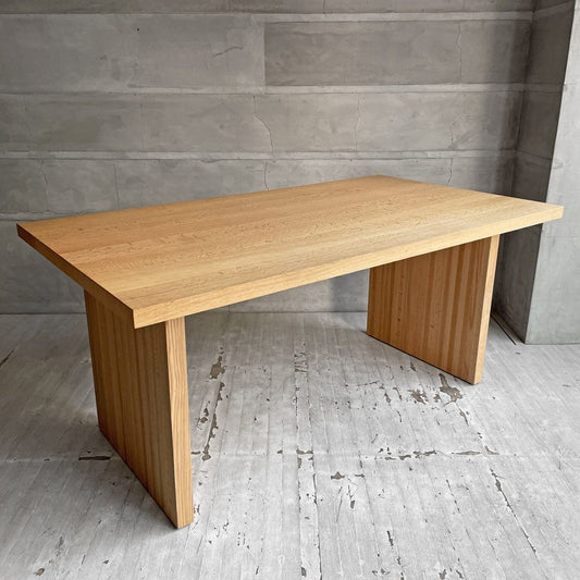 マスターウォール MASTERWAL デニッシュ DANISH ダイニングテーブル オーク無垢材 ウレタン仕上げ W160cm 2025年製 定価￥313,500- 美品 ♪