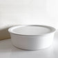 ロイヤルコペンハーゲン ROYAL COPENHAGEN ホワイトフルーテッド オーブンウエア Lサイズ 蓋付 ボウル W22cm 北欧食器 廃番 ■