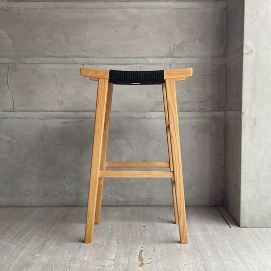 グラフ graf ノープリウス ハイスツール NAUPLIUS HIGH STOOL カウンタースツール ホワイトアッシュ材 ロープ張り 定価￥61,160- ♪