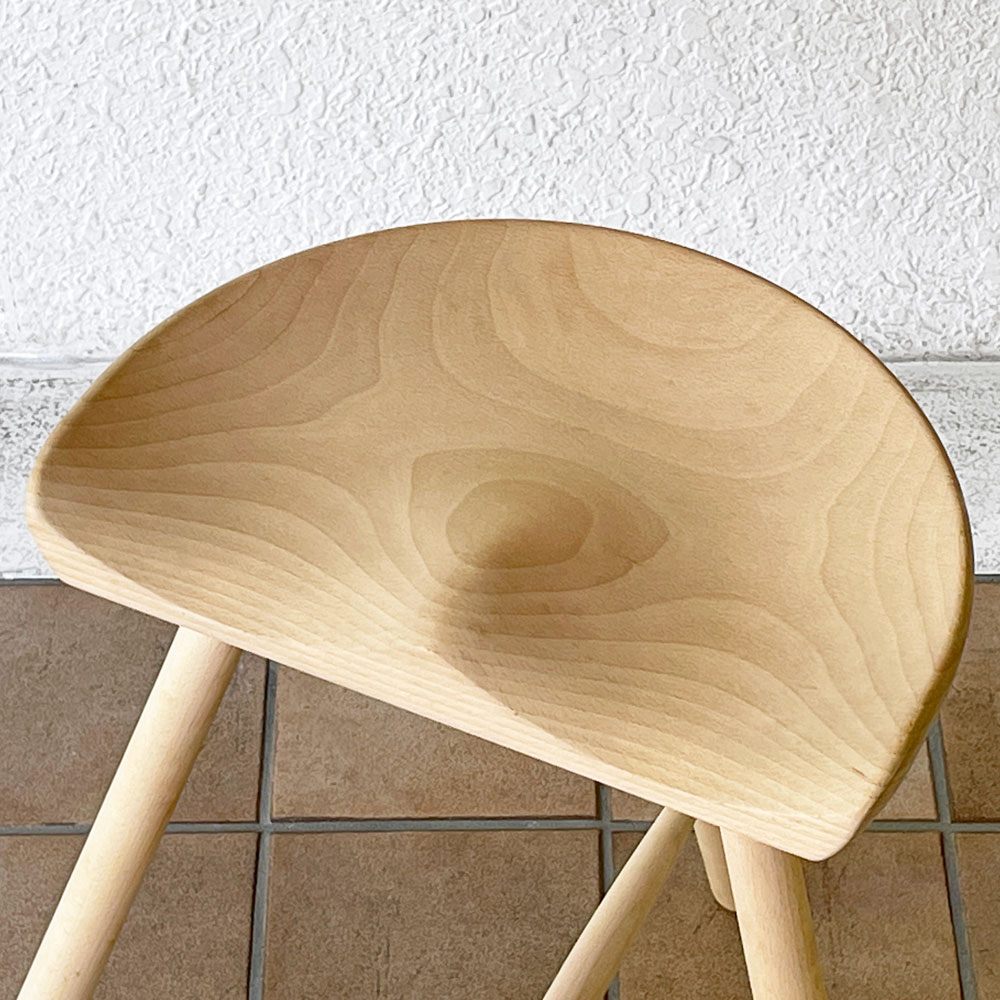 ワーナー Werner シューメーカーチェア Shoemaker Chair NO.59 スツール カウンタースツール ビーチ無垢材 ラーズ・ワーナー デンマーク ◇