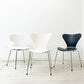 フリッツハンセン Fritz Hansen セブンチェア ホワイト ラッカー仕上げ アルネ・ヤコブセン スタッキングチェア 北欧 デンマーク B ●