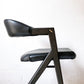 スクエアルーツ SQUARE ROOTS ランナチェア LANNA CHAIR ダイニングチェア アームチェア オーク材×牛革 レザー 美品 参考価格￥77,000- A ★