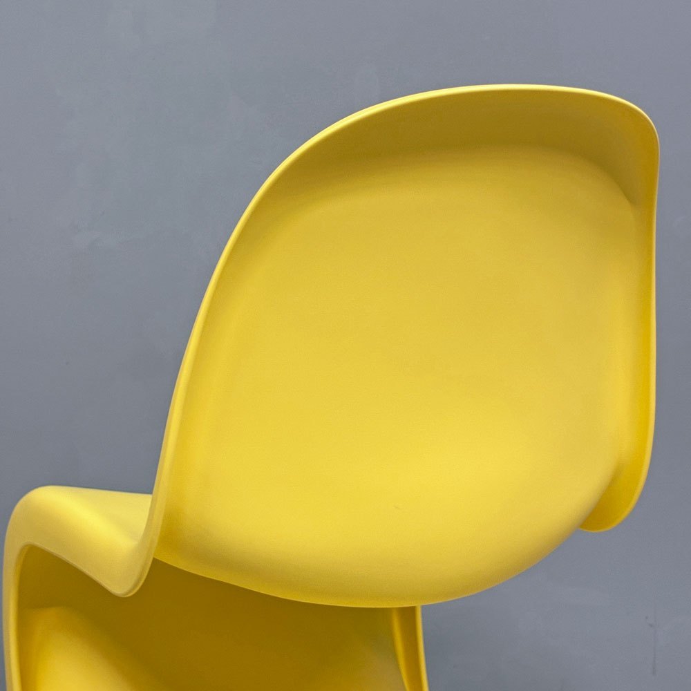 ヴィトラ vitra パントンチェア ダイニングチェア スタッキングチェア イエロー ヴェルナー・パントン Panton ミッドセンチュリー スペースエイジ B ◎