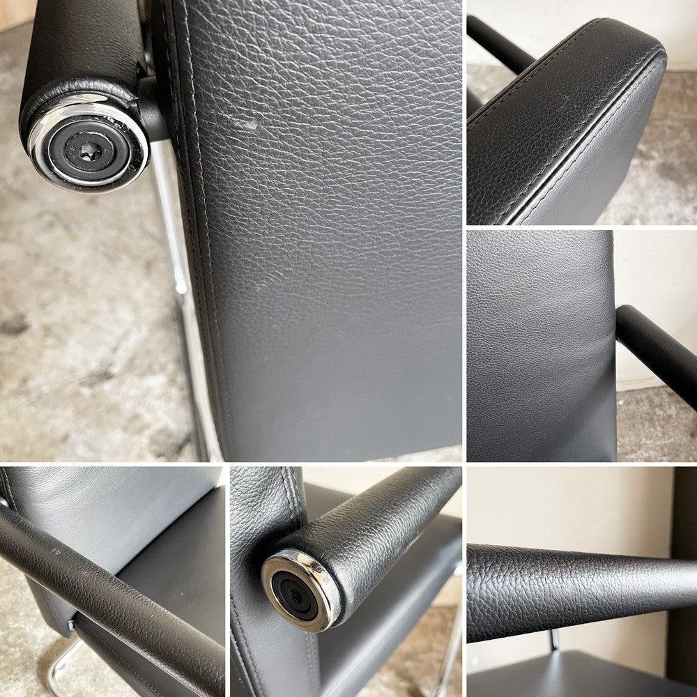 ヴィトラ vitra ビザソフト Visasoft アームチェア ミーティングチェア カンティレバー アントニオ・チッテリオ モダンデザイン B ■
