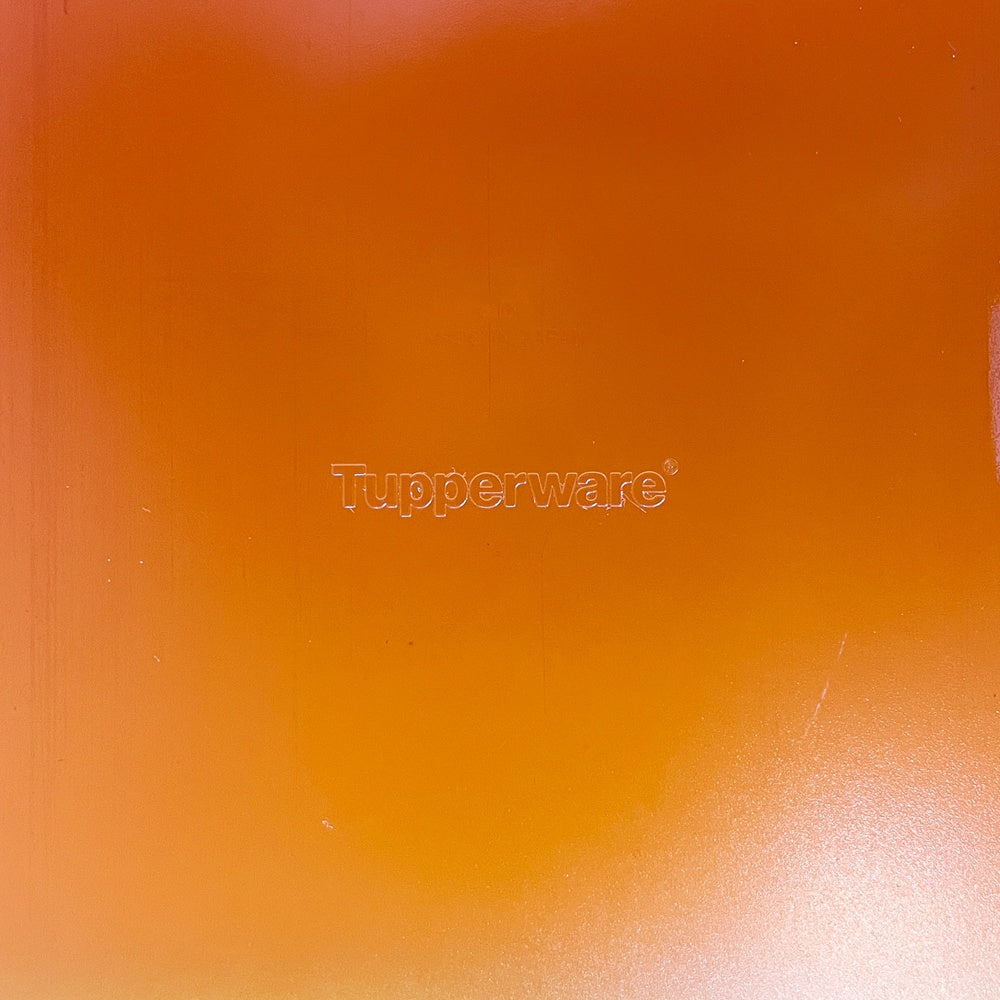 タッパーウェア Tupperware システムドロワー ワイド クリアブルー×クリアオレンジ H17cm 2個セット ●