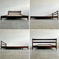 スタンダードトレード STANDARD TRADE ベッドフレーム Rudder Head ラダーヘッド BED-01C ダブルサイズ 無垢楢材 Dark Oak 参考定価42万円 〓