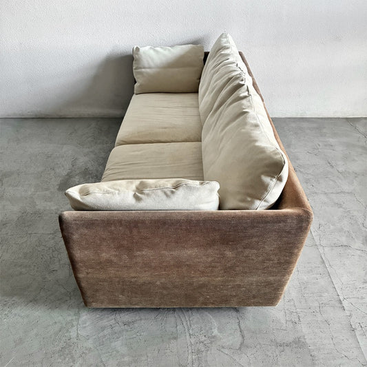 アルフレックス arflex エーソファ A・SOFA セパレートダブルシート 4人掛け 3～4P フェザークッション W230cm 参考価格66.5～82.3万円 〓