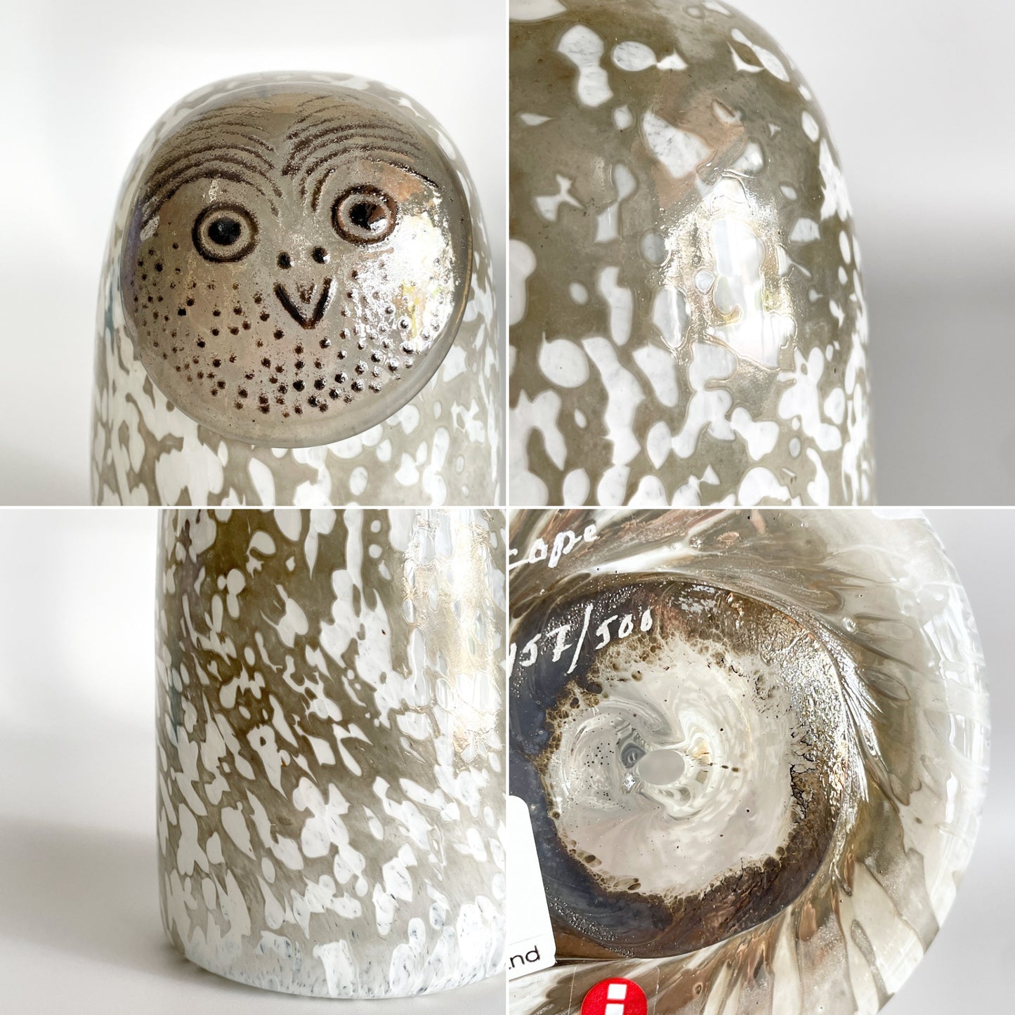 イッタラ iittala バーズバイトイッカ Birds by Toikka  ウグラ Ugla SCOPE別注 2012年 457/500 フィギュリン オイバ・トイッカ Oiva Toikka イッタラバード 北欧雑貨 箱付 希少 ■
