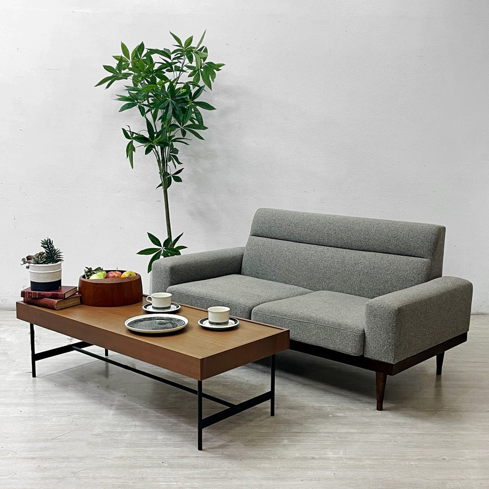 パシフィックファニチャーサービス P.F.S スタンダードC STANDARD C 2P LOVE ソファ グレー w144cm ●