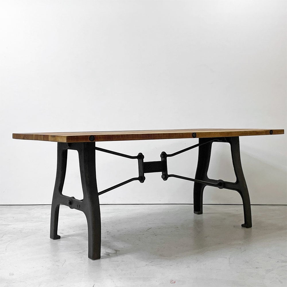 クラッシュゲート CRASH GATE クランキー2 CRANKY II ダイニングテーブル W180cm 古材x鉄脚 D8/DISTRICT EIGHT インダストリアル ●