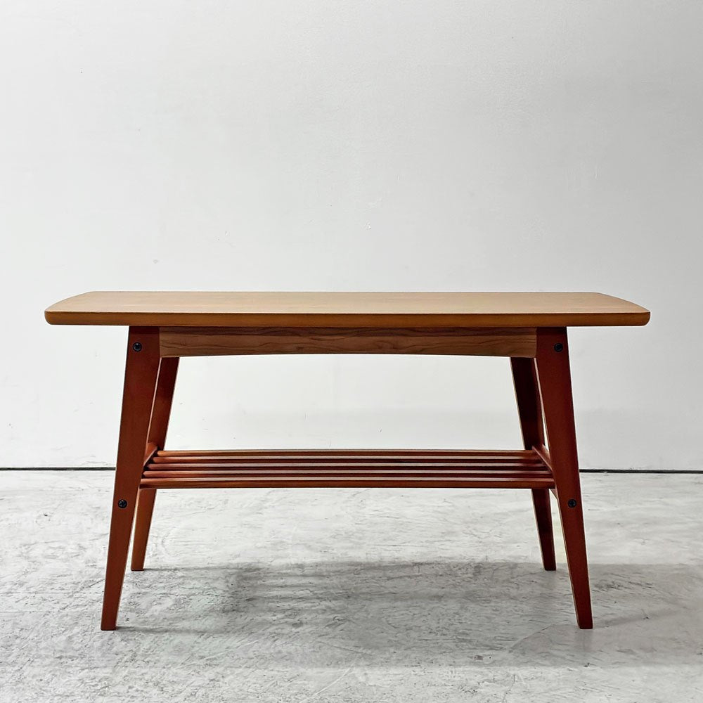 カリモク60 karimoku60 リビングテーブル S チェリー材 W90cm 限定展開品 ジャパニーズミッドセンチュリー ●