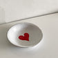 アスティエ・ド・ヴィラット ASTIER de VILLATTE ジョンデリアン JOHN DERIAN ハート ディープ Heart Deep ソーサー ボウル Φ11cm 陶器 フランス ■
